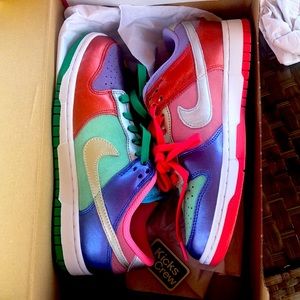Nike dunk low SE  Sunset pulse / silver